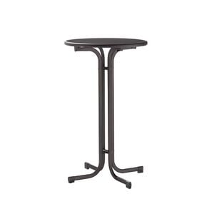 Sieger Boulevard Steh-Klapptisch Ø70 cm Stahl/Mecalit