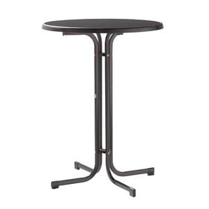 Sieger Boulevard Steh-Klapptisch Ø86 cm Stahl/Mecalit