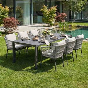 OUTLIV. Alicante Gartenmöbel-Set L (6 Plätze) Tisch 220x100cm