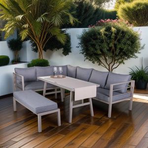 OUTLIV. Dininglounge Stahl/Olefin
