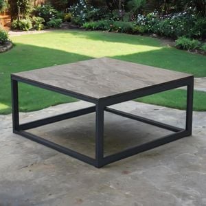 OUTLIV. Miami Loungetisch 78,5x78,5cm Aluminium/HPL