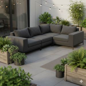 Kettler Ego Modular Ecklounge Aluminium /Sunbrella