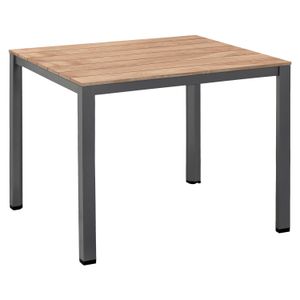 Kettler Cubic Gartentisch Aluminium/Teak
