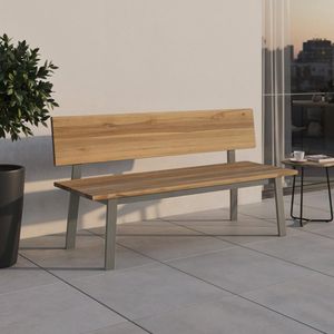 Stern Sam Gartenbank Aluminium/Teak