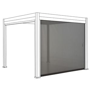 OUTLIV. Mira Seitenrollo 300cm Aluminium/Textilene