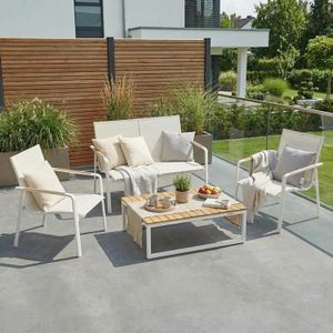 Kettler Diamond Loungeset inkl. Loungetisch Aluminium/Outdoorgewebe