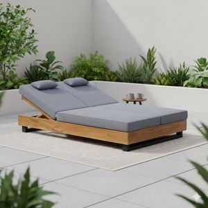 OUTLIV. Madrid Doppelliege Teak recycelt/Olefin