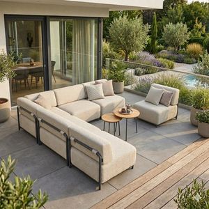 Kettler Tribe Ecklounge inkl. Beistelltische Aluminium/Polyester