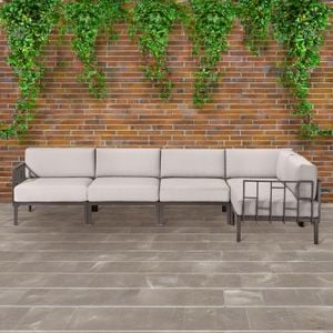 Gaber Enjoy Ecklounge Kunststoff/Mischgewebe