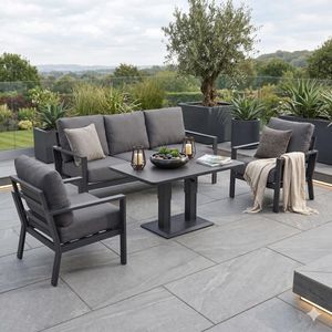 OUTLIV. Atlanta Loungeset inkl. Lifttisch Aluinium/Olefin