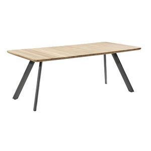 Musterring Schweden Gartentisch 200x95cm Aluminium/Teak