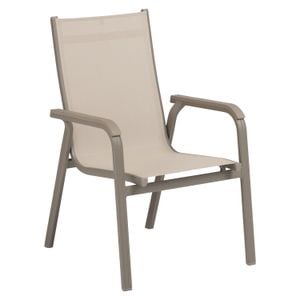 Kettler Basic Plus Stapelsessel Aluminium/Outdoorgewebe