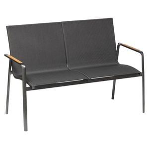 Kettler Diamond Gartenbank Aluminium/Outdoorgewebe