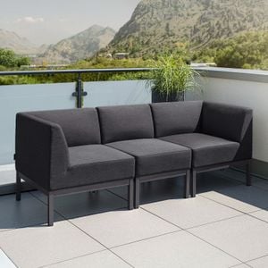 Kettler Pure City-Line Gartensofa Aluminium/Sunbrella®