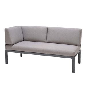 LifestyleGarden Dalgas Diningsofa Aluminium/Olefin
