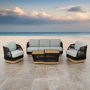 OUTLIV. Lina Loungeset Akazie/Rope/Olefin