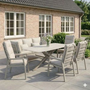 LC Garden Bondino Gartenmöbel-Set Tisch 220x100cm