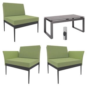 Stern Ildigo Loungeset Aluminium/Sunbrella