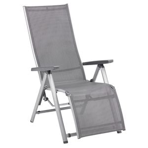 Kettler Cirrus Silver-Line Relaxliege Aluminium/Outdoorgewebe