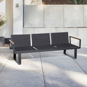 Kettler Rasmus Modular Gartenbank Aluminium/Outdoorgewebe