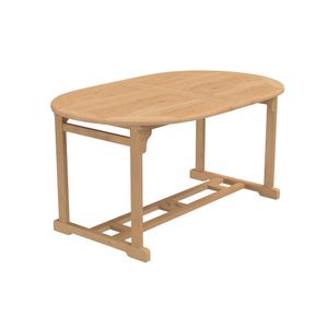 OUTLIV. Takoma Ausziehtisch oval 160/220x100cm Teak