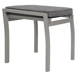 OUTLIV. Perth Gartenhocker Aluminium mit Sitzkissen