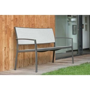 Stern Allround Gartenbank Aluminium/Textilene