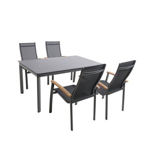MWH Reno Gartenmöbel-Set M (4 Plätze) Tisch 160x95cm