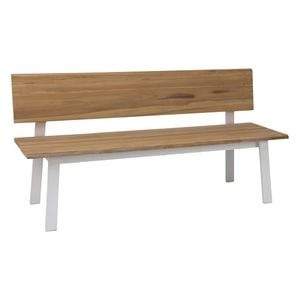 Stern Sam 3-Sitzerbank 160 cm Aluminium/Teak