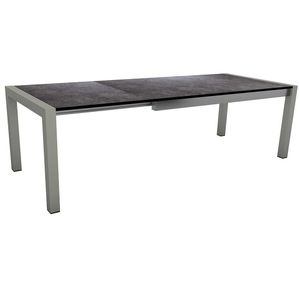 Stern Ausziehtisch 174/214/254x90cm Aluminium/Silverstar