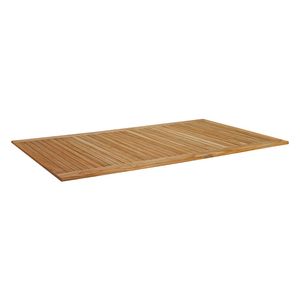 Zebra Alus/Opus  Gartentisch-Platte 210x100cm Teak