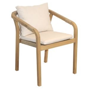 OUTLIV. Amelie Gartensessel Akazie/Rope/Spunpolyester