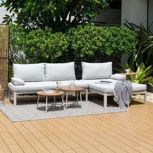 LifestyleGarden Berlin Ecklounge Aluminium/Polyester