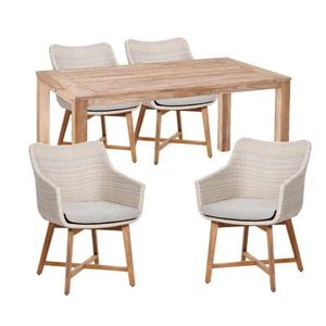 Best Paterna Dininggruppe 5tlg Tisch 160x90cm