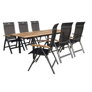 Hartman Alice Gartenmöbel-Set L (6 Plätze) Tisch 150/210x90cm