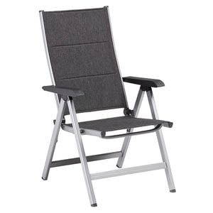 Kettler Basic Plus Padded Klappsessel Aluminium/Outdoorgewebe