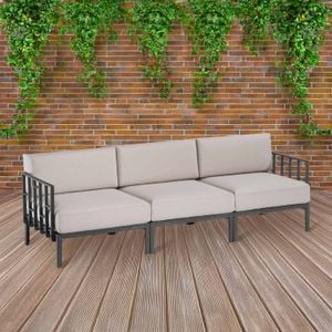 Gaber Enjoy Kit 3 Gartenloungesofa Kunststoff/Mischgewebe