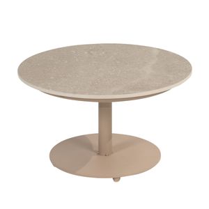 4Seasons Boaz Loungetisch Ø60cm Edelstahl/Keramik