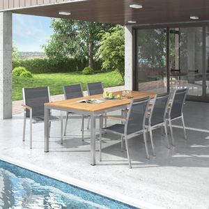 Stern Cardiff Gartenmöbel-Set L (6 Plätze) mit OUTLIV. Tisch 220x100cm