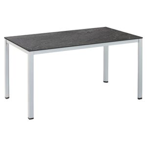 Kettler Cubic Gartentisch 140x70cm Aluminium/HPL