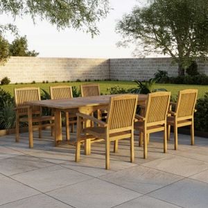 OUTLIV. Ontario Gartenmöbel-Set L (6 Plätze) Tisch 180/240x100cm