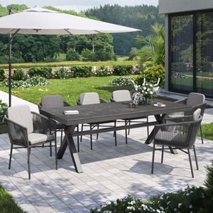 OUTLIV. Ohio Gartenmöbel-Set L (6 Plätze) Tisch 220x100cm