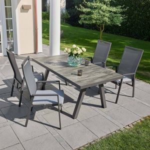 LC Garden Sunfort Gartenmöbel-Set Tisch 160/210x100cm