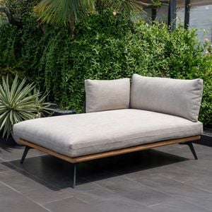 LifestyleGarden Pearl Daybed Aluminium/Teak/Olefin