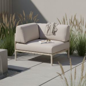 LifestyleGarden Horizon Eck-/Endmodul Aluminium/Olefin