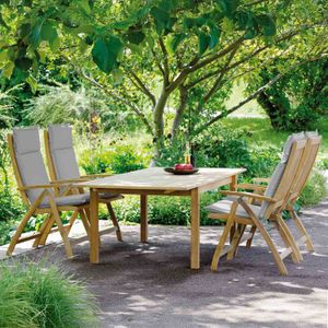 Stern Malaga Gartenmöbelset M (4-5 Plätze) Tisch 150/210x100cm
