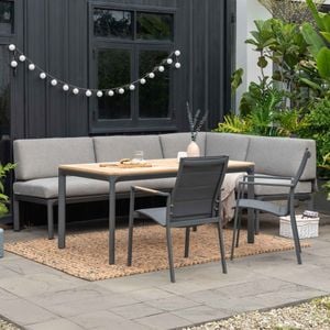 LifestyleGarden Espoo Gartenmöbel-Set M (5 Plätze) Tisch 160x90cm