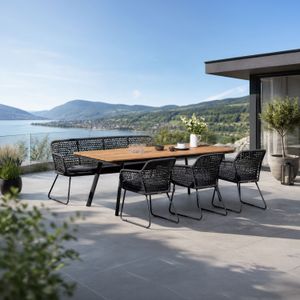 Niehoff Kubu Gartenmöbel-Set L (6 Plätze) Tisch 220x95cm