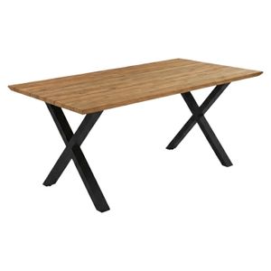 OUTLIV. Negara Gartentisch Edelstahl/Teak recycelt