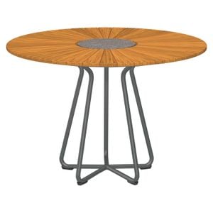 HOUE Circle Gartentisch Aluminium/Bambus
